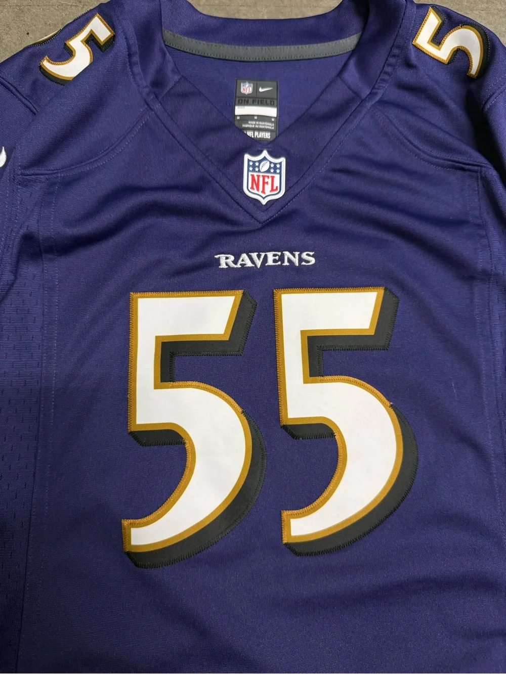 Baltimore Ravens Terrell Suggs #55 NFL Nike Limited Womens Purple Jersey Medium